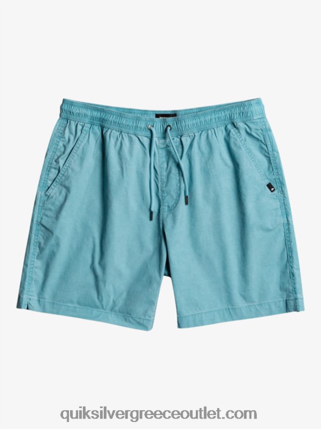 taxer 17 ελαστικό σορτς μέσης Quiksilver άνδρες 66LP841378 μπλε δελφίνι