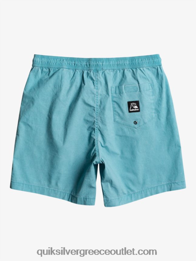 taxer 17 ελαστικό σορτς μέσης Quiksilver άνδρες 66LP841378 μπλε δελφίνι
