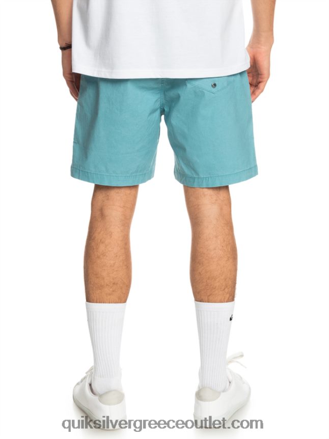 taxer 17 ελαστικό σορτς μέσης Quiksilver άνδρες 66LP841378 μπλε δελφίνι