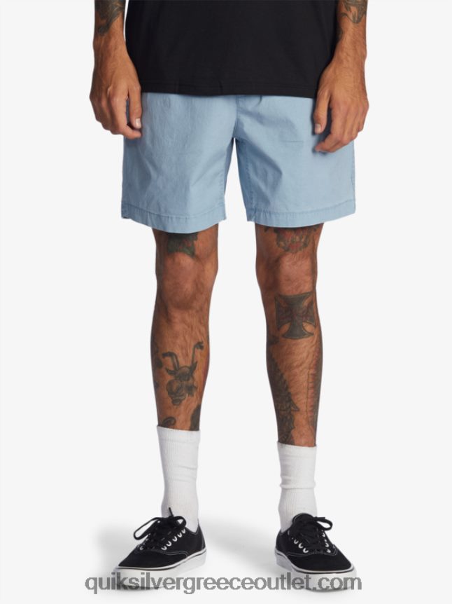 taxer 17 ελαστικό σορτς μέσης Quiksilver άνδρες 66LP841379 ξεβαμμένο τζιν