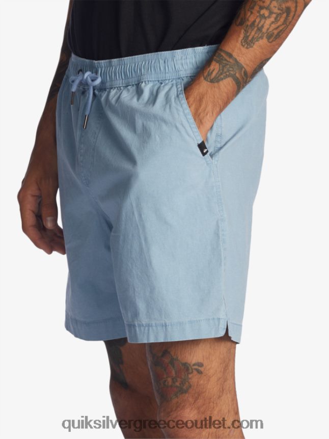 taxer 17 ελαστικό σορτς μέσης Quiksilver άνδρες 66LP841379 ξεβαμμένο τζιν