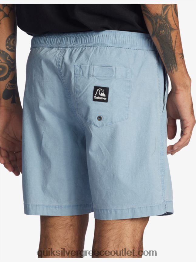 taxer 17 ελαστικό σορτς μέσης Quiksilver άνδρες 66LP841379 ξεβαμμένο τζιν
