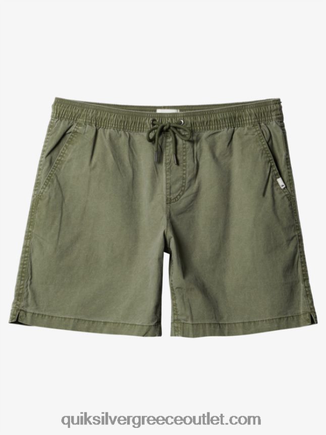 taxer 17 ελαστικό σορτς μέσης Quiksilver άνδρες 66LP841380 τετράφυλλο τριφύλλι