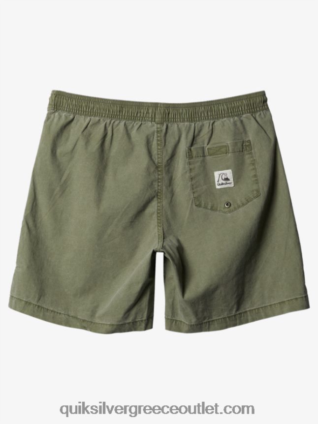 taxer 17 ελαστικό σορτς μέσης Quiksilver άνδρες 66LP841380 τετράφυλλο τριφύλλι