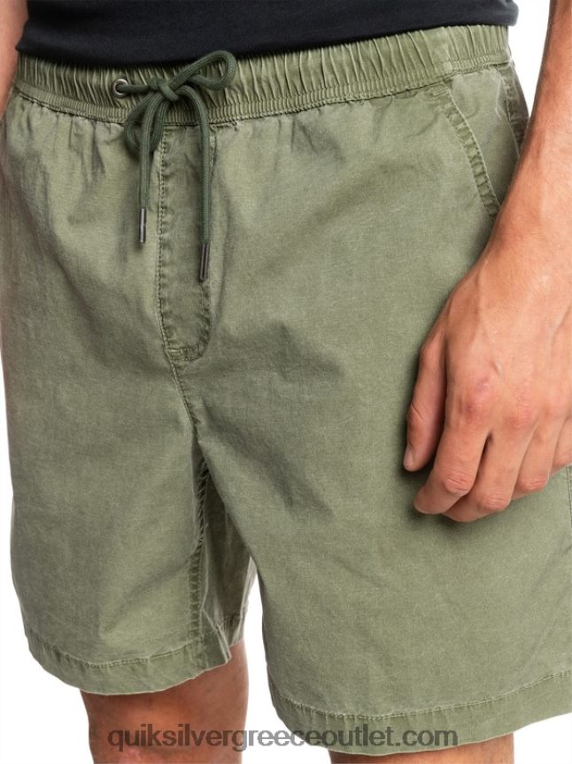 taxer 17 ελαστικό σορτς μέσης Quiksilver άνδρες 66LP841380 τετράφυλλο τριφύλλι