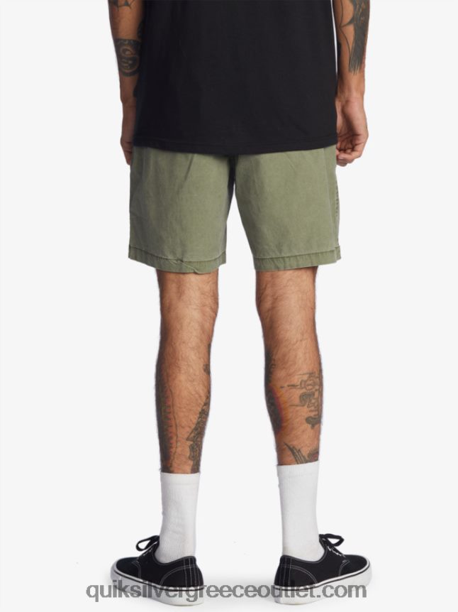 taxer 17 ελαστικό σορτς μέσης Quiksilver άνδρες 66LP841380 τετράφυλλο τριφύλλι