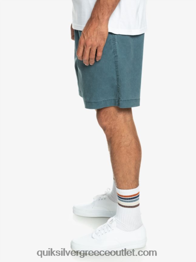 σορτς ελαστικοποιημένο taxer Quiksilver άνδρες 66LP84323 μεσάνυχτα ναυτικό