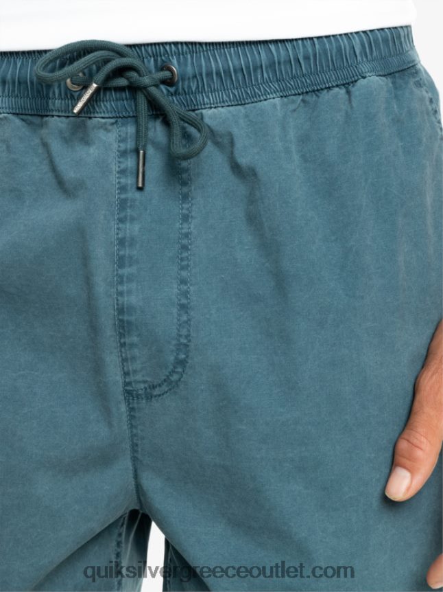 σορτς ελαστικοποιημένο taxer Quiksilver άνδρες 66LP84323 μεσάνυχτα ναυτικό