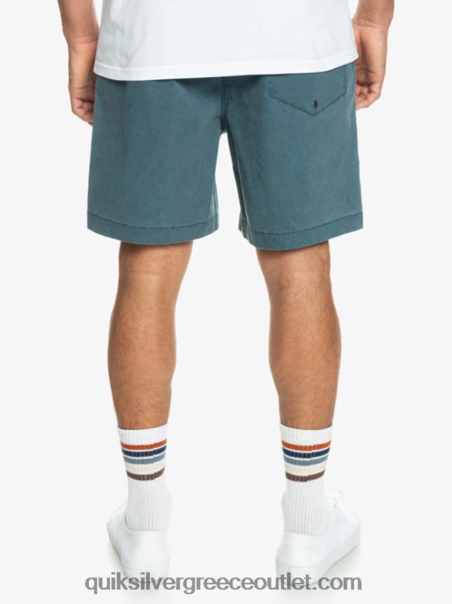σορτς ελαστικοποιημένο taxer Quiksilver άνδρες 66LP84323 μεσάνυχτα ναυτικό