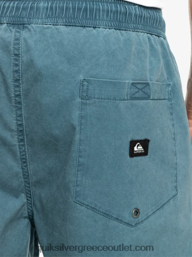 σορτς ελαστικοποιημένο taxer Quiksilver άνδρες 66LP84323 μεσάνυχτα ναυτικό