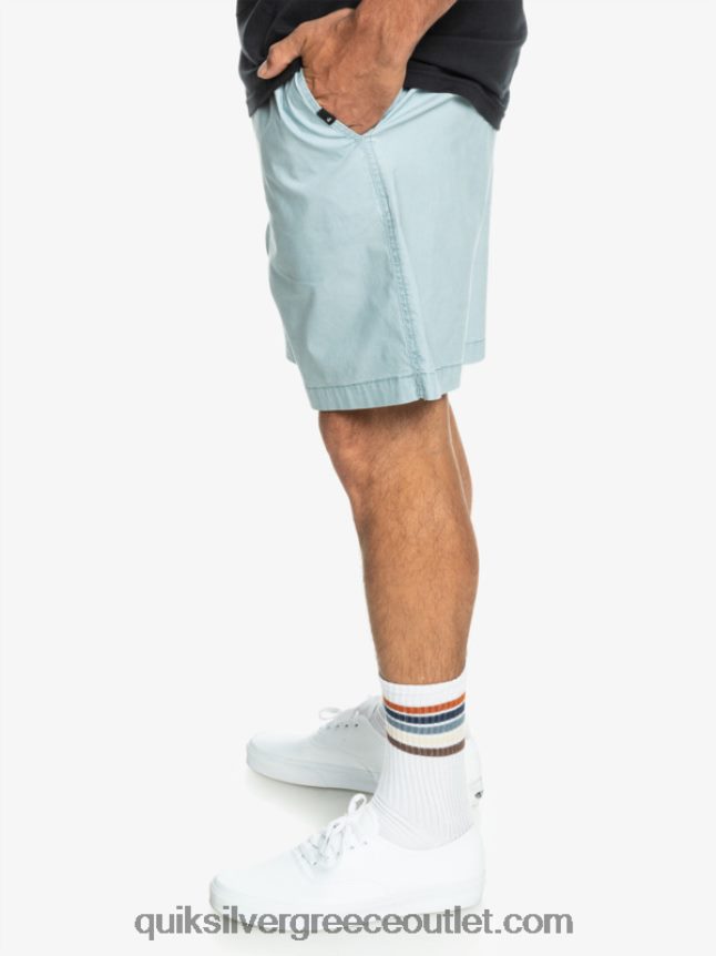 σορτς ελαστικοποιημένο taxer Quiksilver άνδρες 66LP84324 ουράνιο μπλε