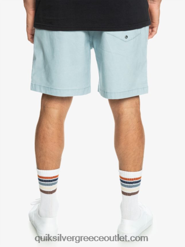 σορτς ελαστικοποιημένο taxer Quiksilver άνδρες 66LP84324 ουράνιο μπλε