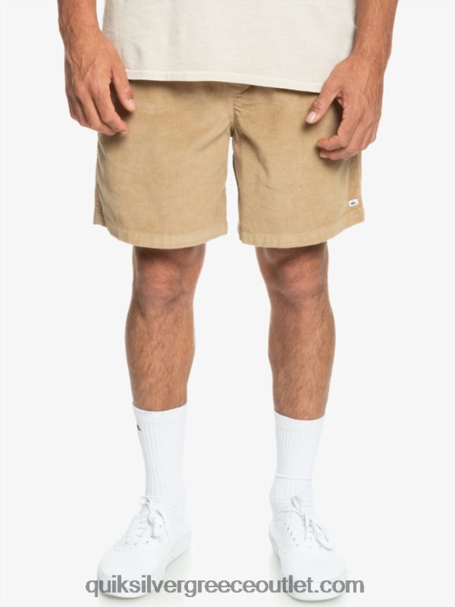 σορτς κορδόνι taxer Quiksilver άνδρες 66LP84359 πλαζ