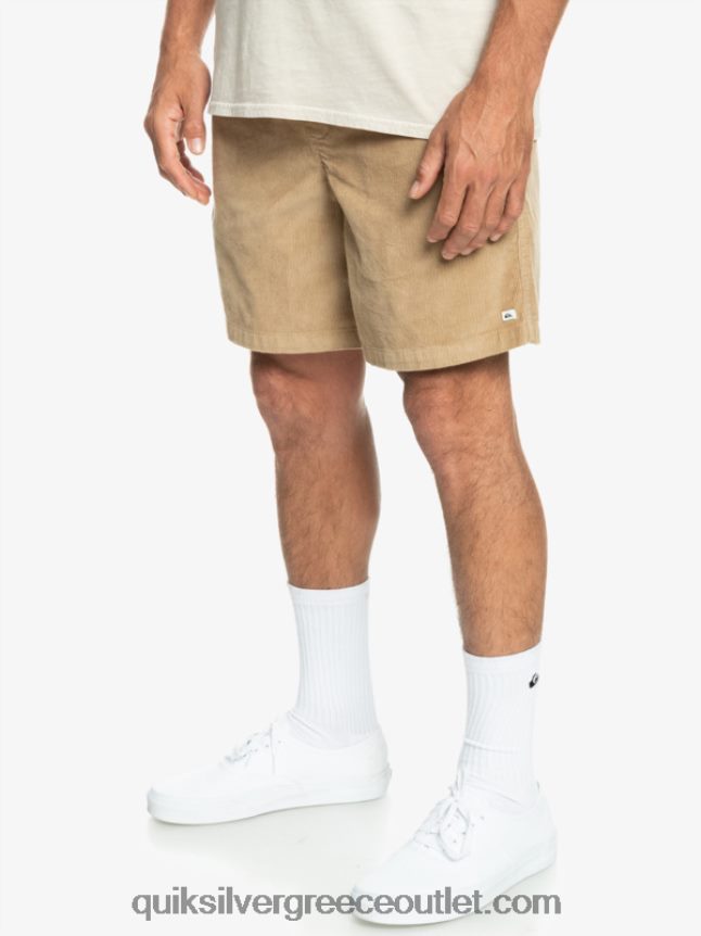 σορτς κορδόνι taxer Quiksilver άνδρες 66LP84359 πλαζ