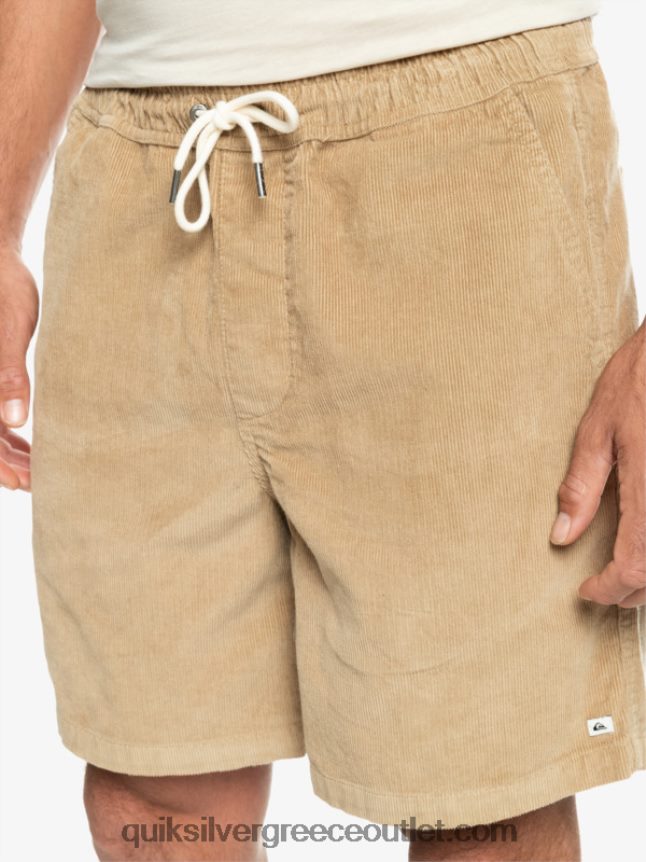 σορτς κορδόνι taxer Quiksilver άνδρες 66LP84359 πλαζ