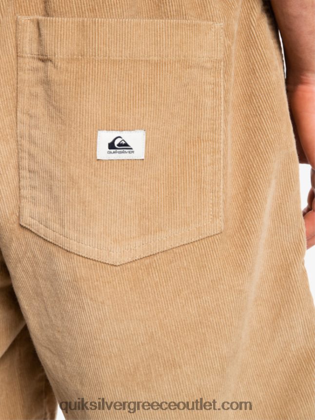 σορτς κορδόνι taxer Quiksilver άνδρες 66LP84359 πλαζ
