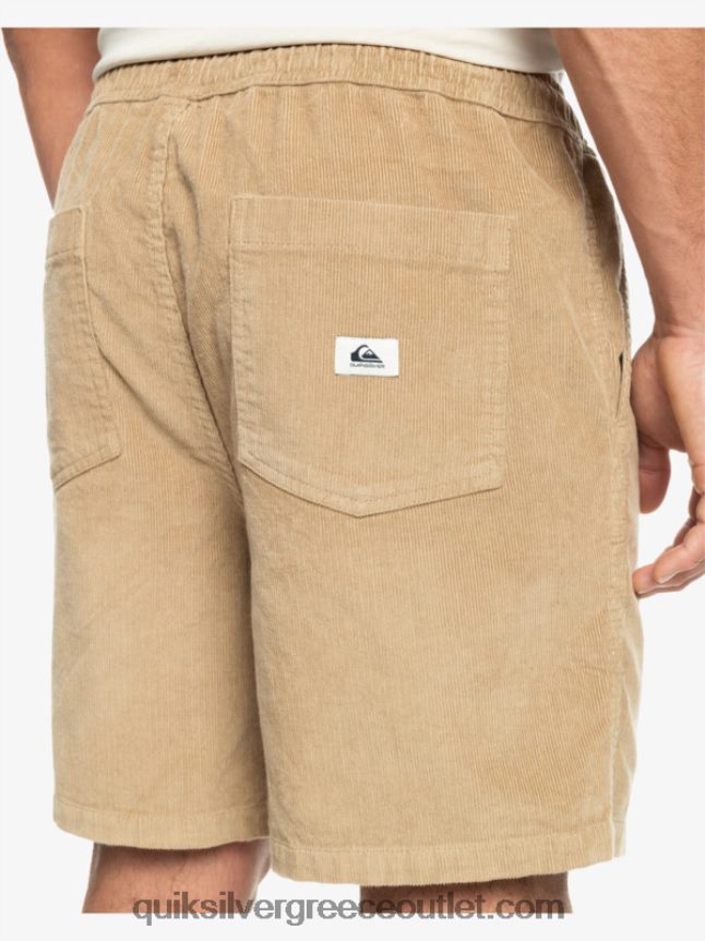 σορτς κορδόνι taxer Quiksilver άνδρες 66LP84359 πλαζ