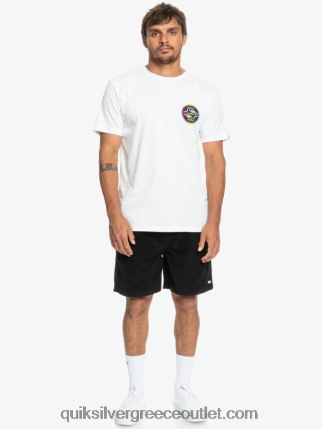 σορτς κορδόνι taxer Quiksilver άνδρες 66LP84360 μαύρος