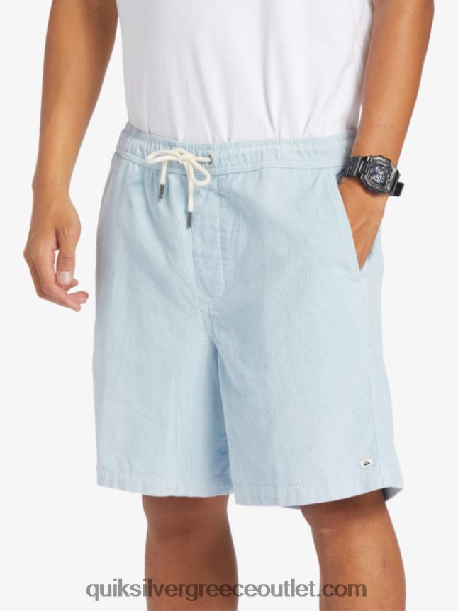 σορτς κορδόνι taxer Quiksilver άνδρες 66LP84361 ουράνιο μπλε