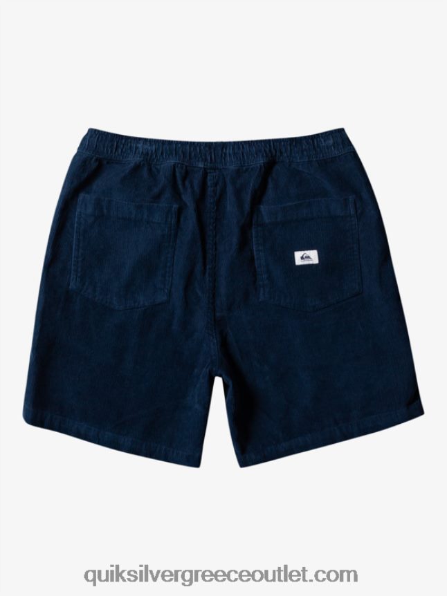 σορτς κορδόνι taxer Quiksilver άνδρες 66LP84362 μεσάνυχτα ναυτικό