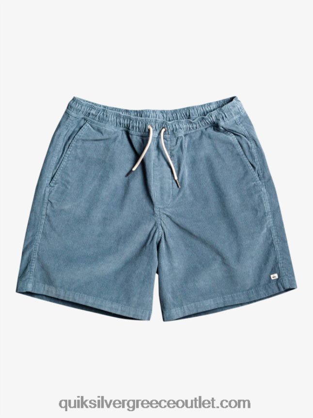 σορτς κορδόνι taxer Quiksilver άνδρες 66LP84364 θάλασσα του Βέρινγκ