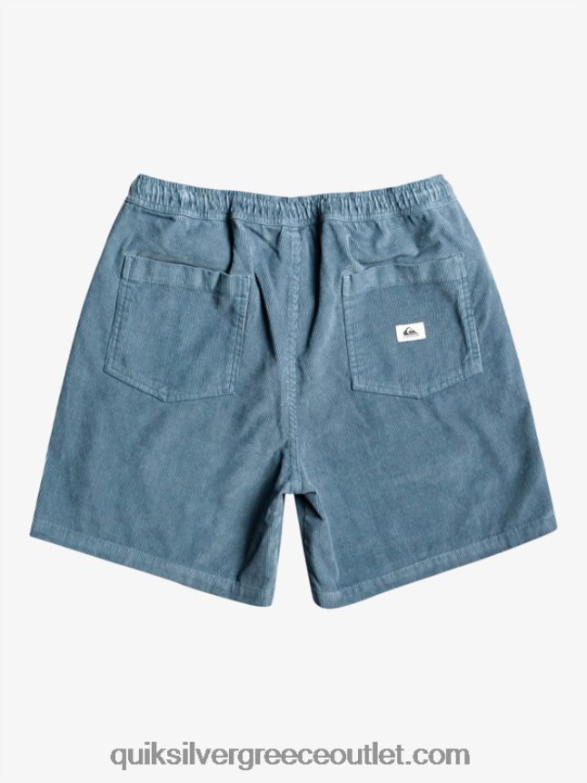 σορτς κορδόνι taxer Quiksilver άνδρες 66LP84364 θάλασσα του Βέρινγκ