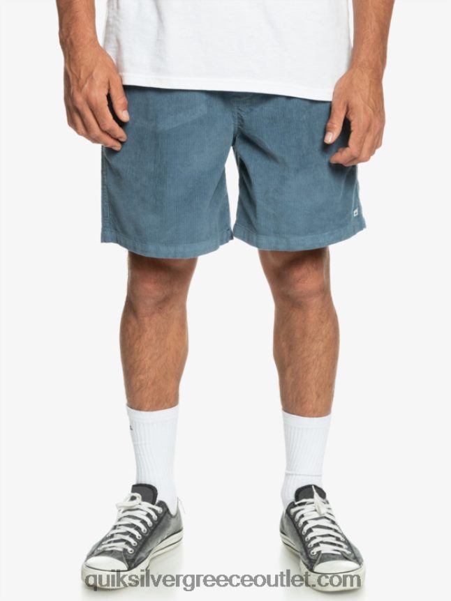 σορτς κορδόνι taxer Quiksilver άνδρες 66LP84364 θάλασσα του Βέρινγκ