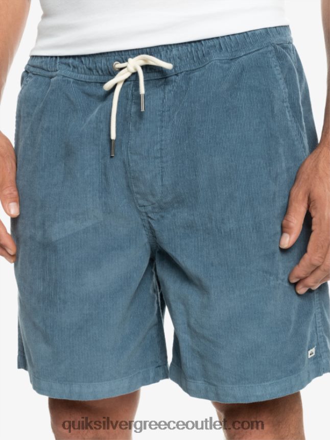 σορτς κορδόνι taxer Quiksilver άνδρες 66LP84364 θάλασσα του Βέρινγκ