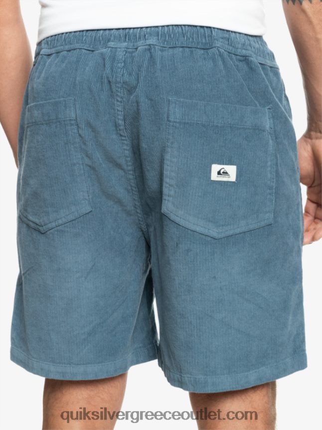 σορτς κορδόνι taxer Quiksilver άνδρες 66LP84364 θάλασσα του Βέρινγκ