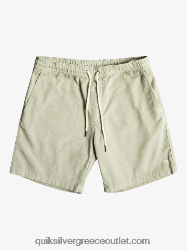 σορτς κορδόνι taxer Quiksilver άνδρες 66LP84365 φασκόμηλο της ερήμου