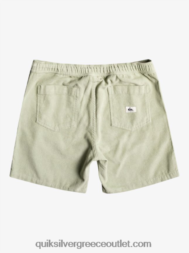 σορτς κορδόνι taxer Quiksilver άνδρες 66LP84365 φασκόμηλο της ερήμου