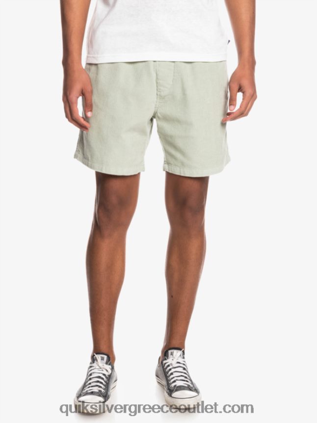 σορτς κορδόνι taxer Quiksilver άνδρες 66LP84365 φασκόμηλο της ερήμου