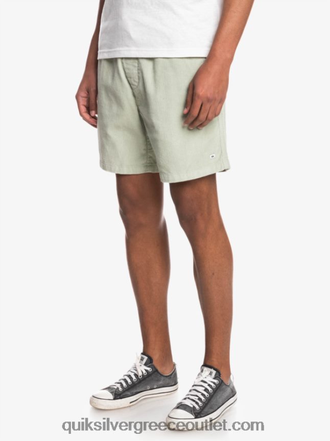 σορτς κορδόνι taxer Quiksilver άνδρες 66LP84365 φασκόμηλο της ερήμου