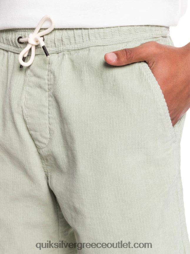 σορτς κορδόνι taxer Quiksilver άνδρες 66LP84365 φασκόμηλο της ερήμου