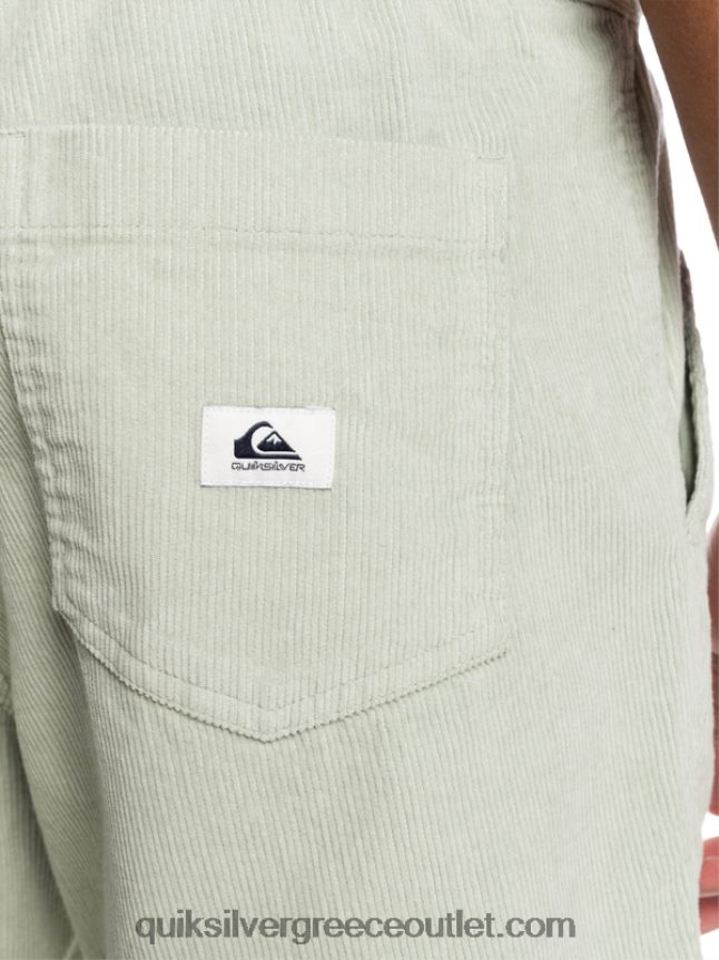 σορτς κορδόνι taxer Quiksilver άνδρες 66LP84365 φασκόμηλο της ερήμου