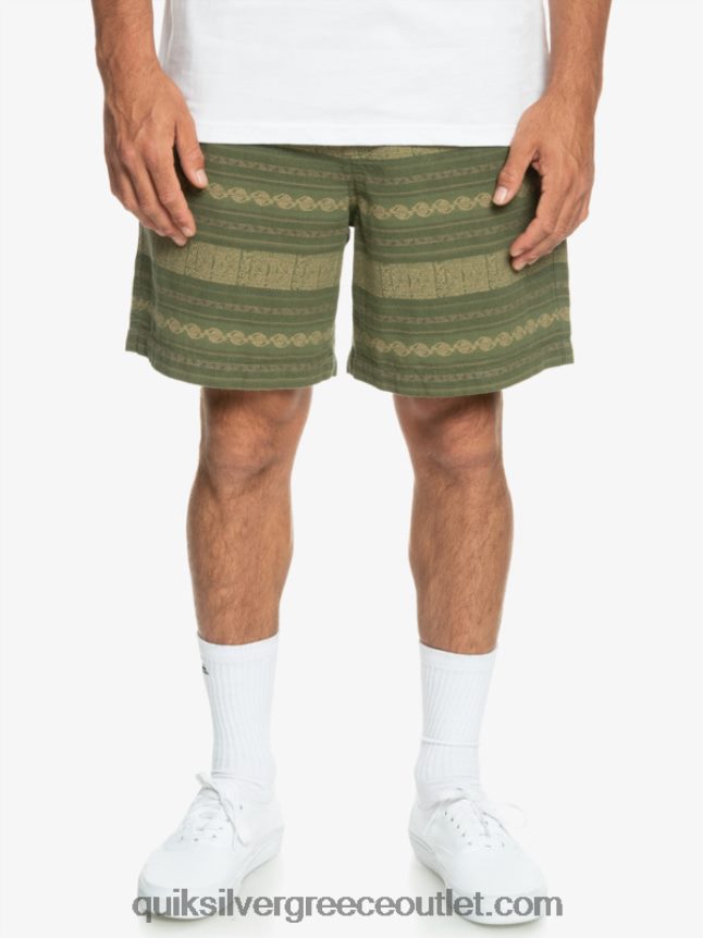ζακάρ σορτς taxer Quiksilver άνδρες 66LP84422 τετράφυλλο τριφύλλι taxer jacquuar