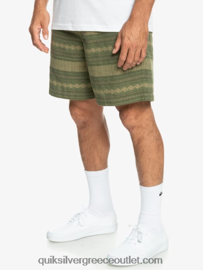 ζακάρ σορτς taxer Quiksilver άνδρες 66LP84422 τετράφυλλο τριφύλλι taxer jacquuar