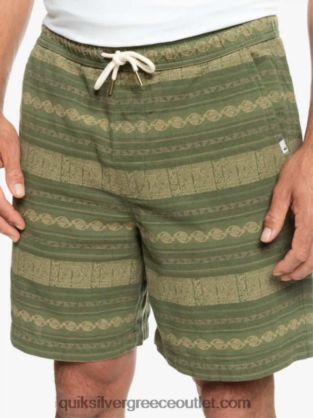 ζακάρ σορτς taxer Quiksilver άνδρες 66LP84422 τετράφυλλο τριφύλλι taxer jacquuar