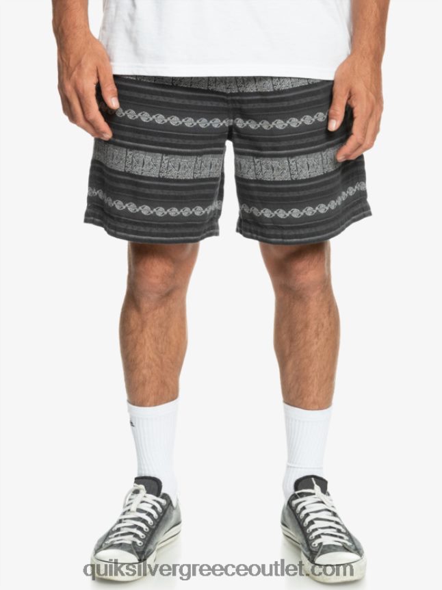 ζακάρ σορτς taxer Quiksilver άνδρες 66LP84423 μαύρος ταξιτζής ζακάρ χόρι