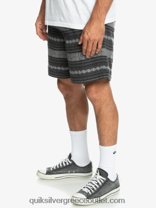 ζακάρ σορτς taxer Quiksilver άνδρες 66LP84423 μαύρος ταξιτζής ζακάρ χόρι