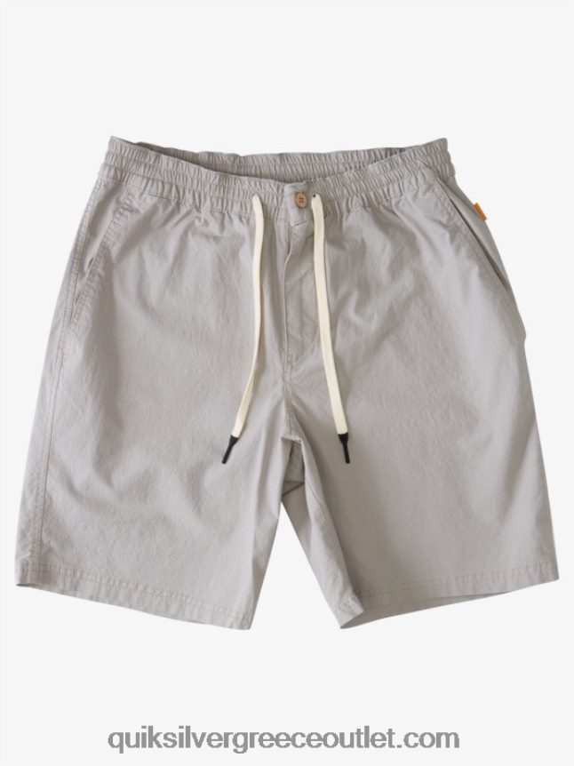 waterman μετά σορτς σερφ Quiksilver άνδρες 66LP841576 γκρι πυριτόλιθο