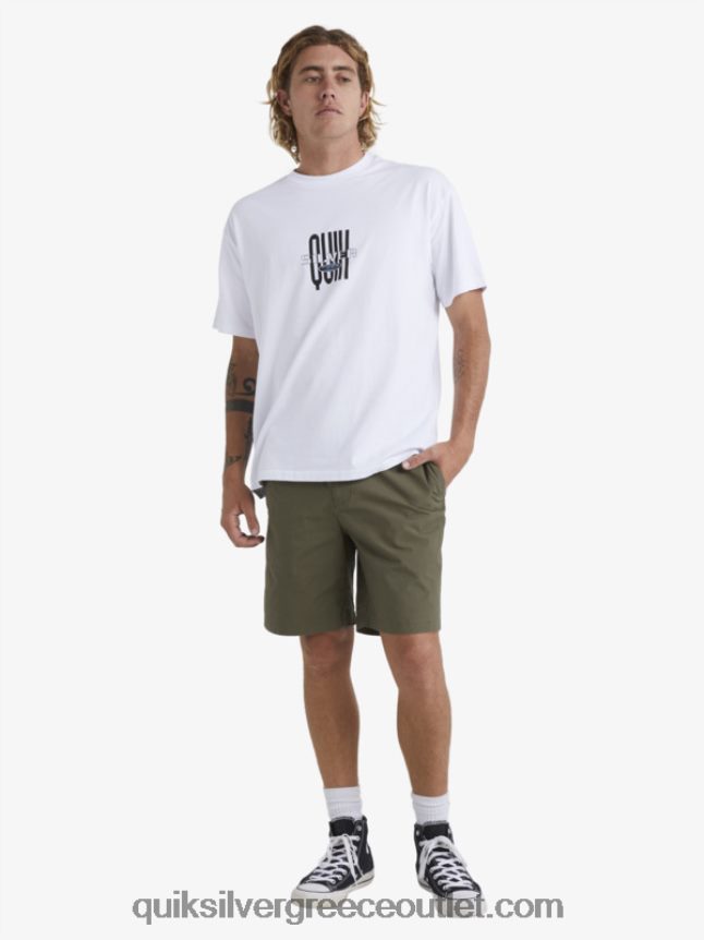 waterman μετά σορτς σερφ Quiksilver άνδρες 66LP841579 σκονισμένη ελιά