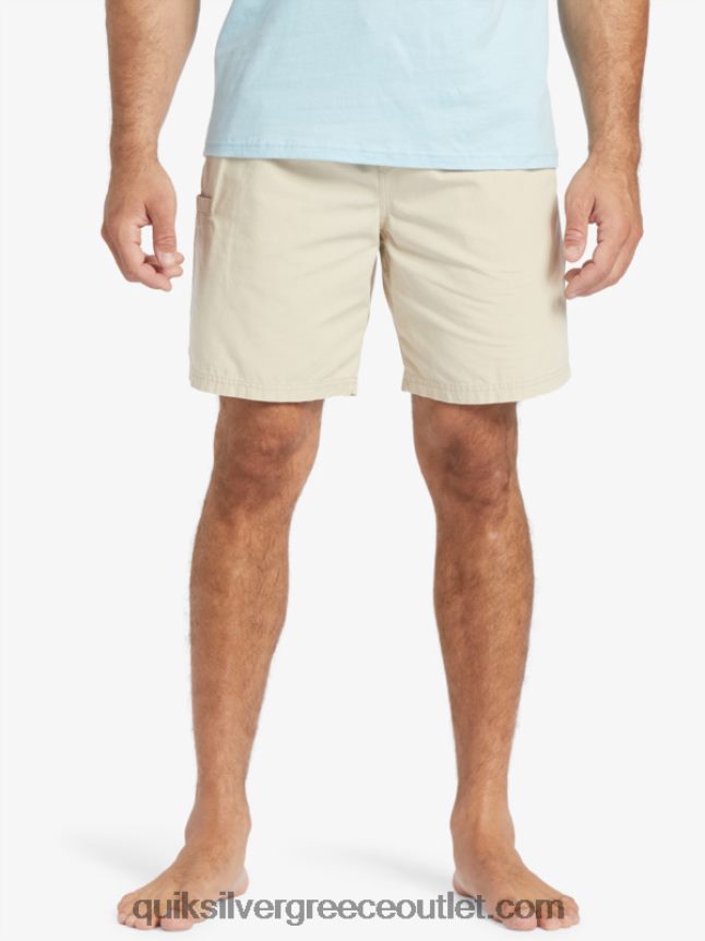 waterman last light λάστιχο 19 σορτς Quiksilver άνδρες 66LP84255 καστανό ρύζι