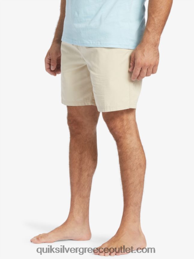 waterman last light λάστιχο 19 σορτς Quiksilver άνδρες 66LP84255 καστανό ρύζι