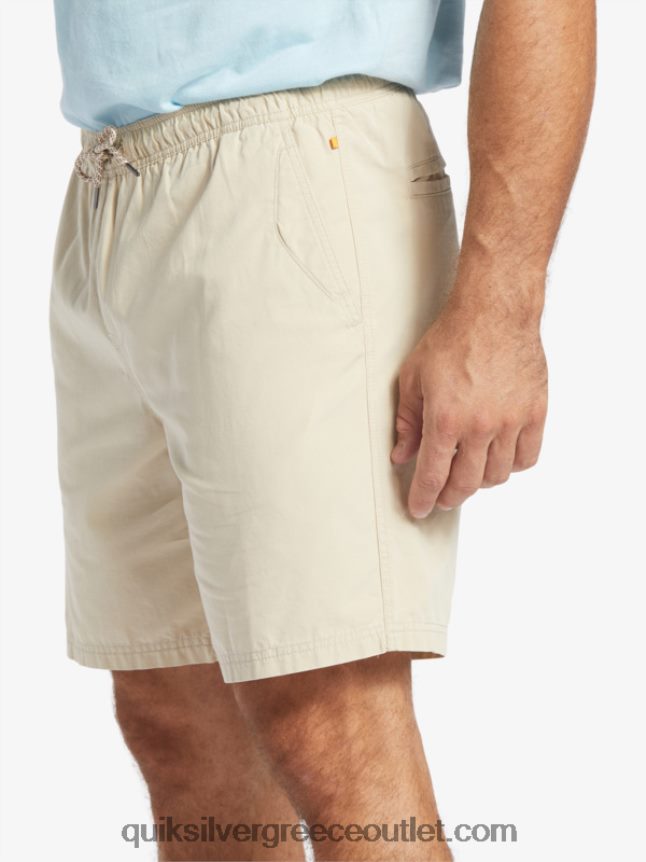 waterman last light λάστιχο 19 σορτς Quiksilver άνδρες 66LP84255 καστανό ρύζι