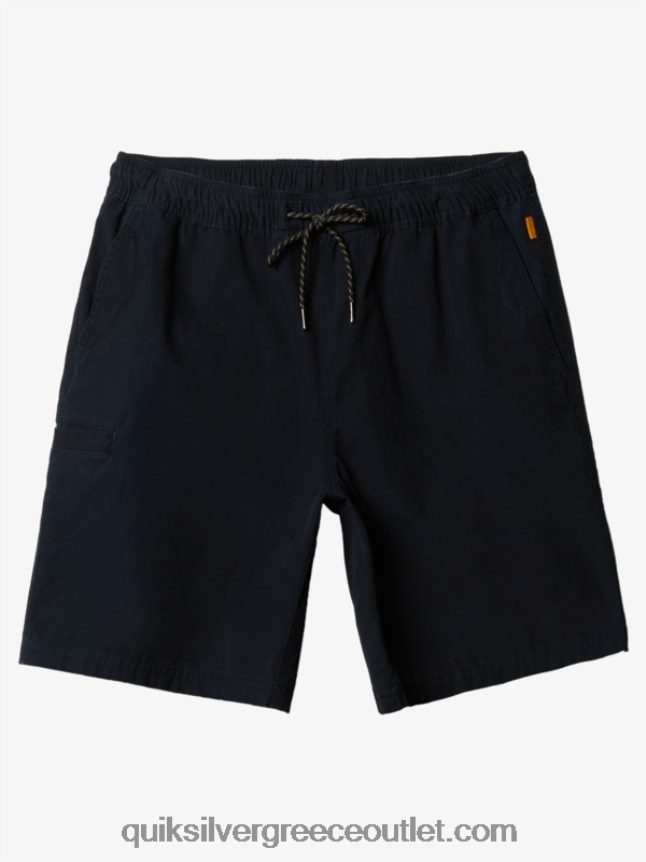 waterman last light λάστιχο 19 σορτς Quiksilver άνδρες 66LP84256 μαύρος