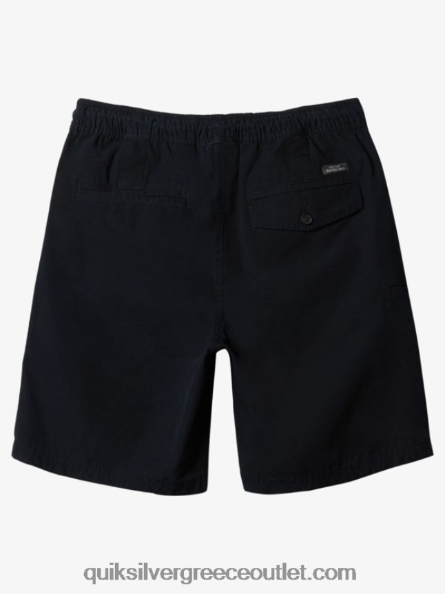 waterman last light λάστιχο 19 σορτς Quiksilver άνδρες 66LP84256 μαύρος