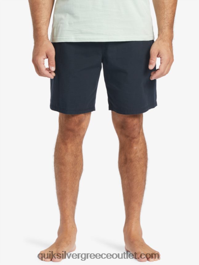 waterman last light λάστιχο 19 σορτς Quiksilver άνδρες 66LP84256 μαύρος