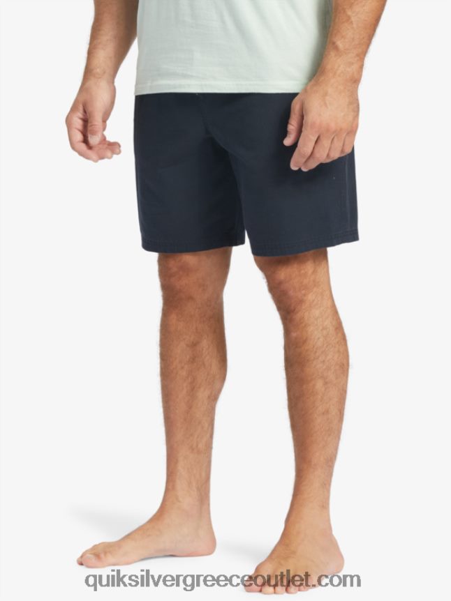 waterman last light λάστιχο 19 σορτς Quiksilver άνδρες 66LP84256 μαύρος