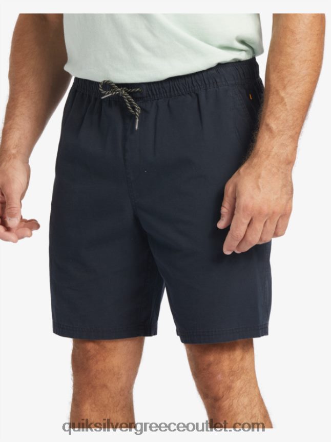 waterman last light λάστιχο 19 σορτς Quiksilver άνδρες 66LP84256 μαύρος